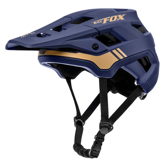 BATFOX Bike HelmetMountain Bike Helmet Helmets for Men Women Adults Youth (Blue M(53-56CM))