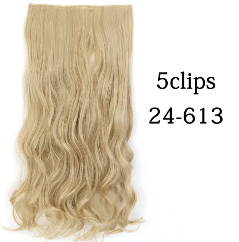 Extensiones de Cabello con Clip Ondas Rizadas