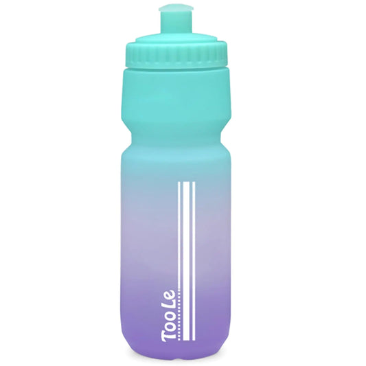 Botella de Agua para Bicicleta de 24oz, Ciclismo, Exprime y Antigoteo, Libre de BPA con Escala de Capacidad y Tapa Superior Retráctil Reutilizable para Bicicleta, Gimnasio, Camping y Senderismo