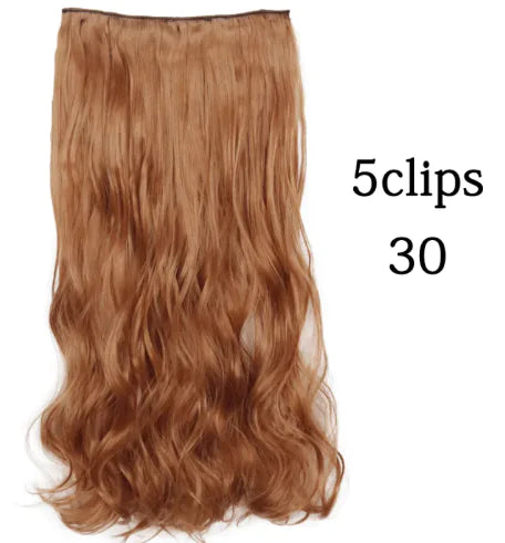 Extensiones de Cabello con Clip Ondas Rizadas