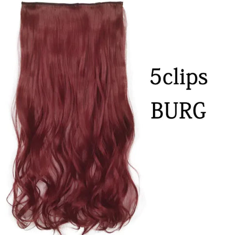 Extensiones de Cabello con Clip Ondas Rizadas