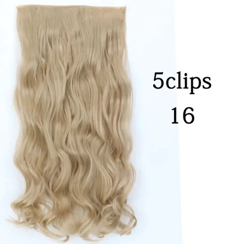 Extensiones de Cabello con Clip Ondas Rizadas