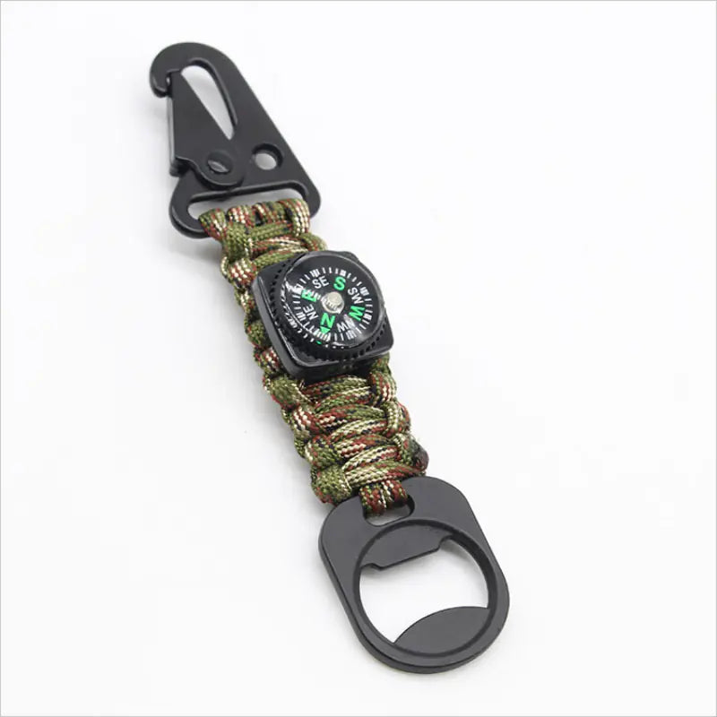 Outdoor Parachute Cord Mountaineering Keychain