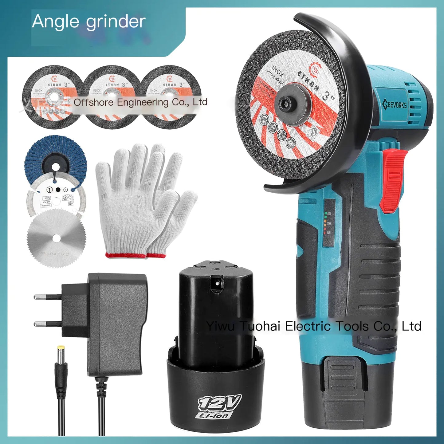 Mini Amoladora Angular de Litio