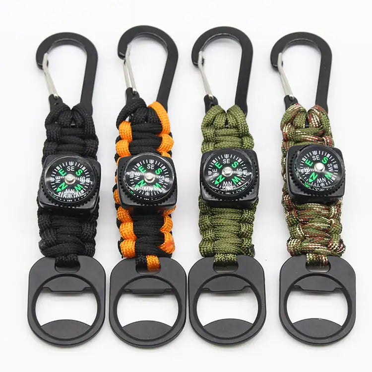 Outdoor Parachute Cord Mountaineering Keychain
