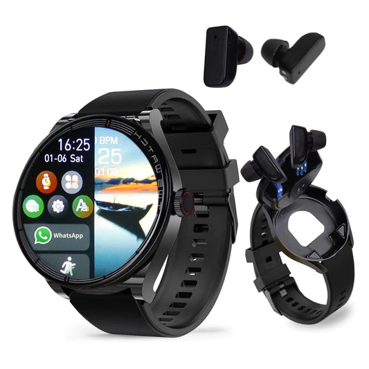 Reloj Inteligente YOUCIDI con Auriculares 2 en 1 Bluetooth Reloj y Auriculares 1.32" Reloj Inteligente Con Rastreador de Actividad y Monitor de Sueño de Larga Duración Reloj Inteligente Deportivo