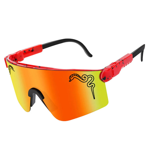 Wapreta Men and Women Baseball Sunglasses Youth Fishing Golfing Mountaineering Riding Adjustable Polarized Sunglasses (A8)