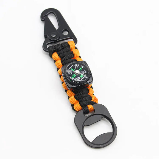Outdoor Parachute Cord Mountaineering Keychain